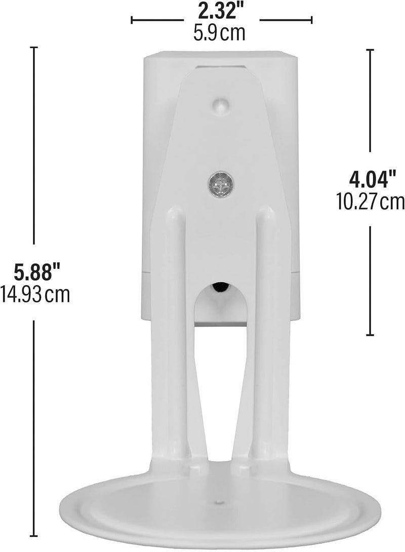 Sanus Speaker Wall Mounts for Sonos Era 100™ Pair - Swivel & Tilt Speaker Mount with Easy 15-Minute Install – White, 2-Pack - Image 5